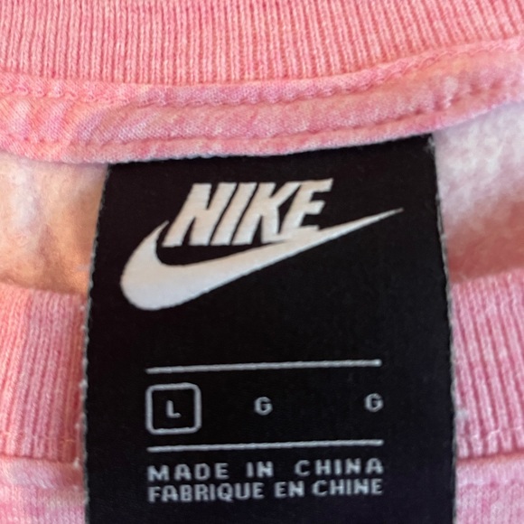 Girls Nike short sleeve flowy sweatshirt top - Picture 3 of 3